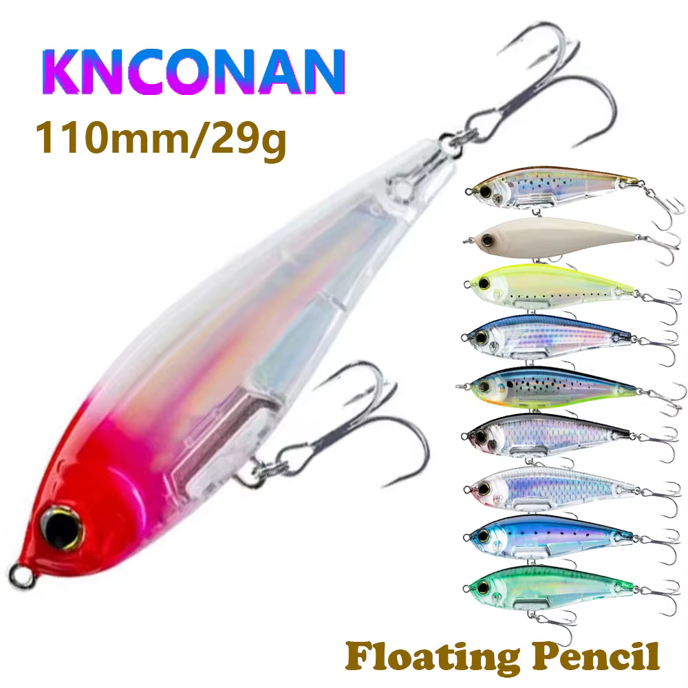 Wobbler Flotante 11cm 29g para Trucha Costera – Isca Artificial Larga Distancia