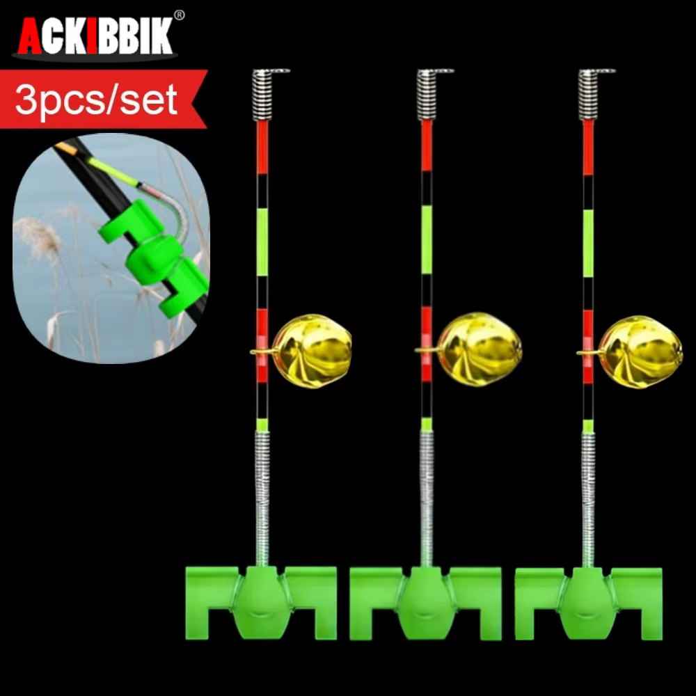 Alarmas LED y Campanas para Caña de Pesca Nocturna - imagen 3