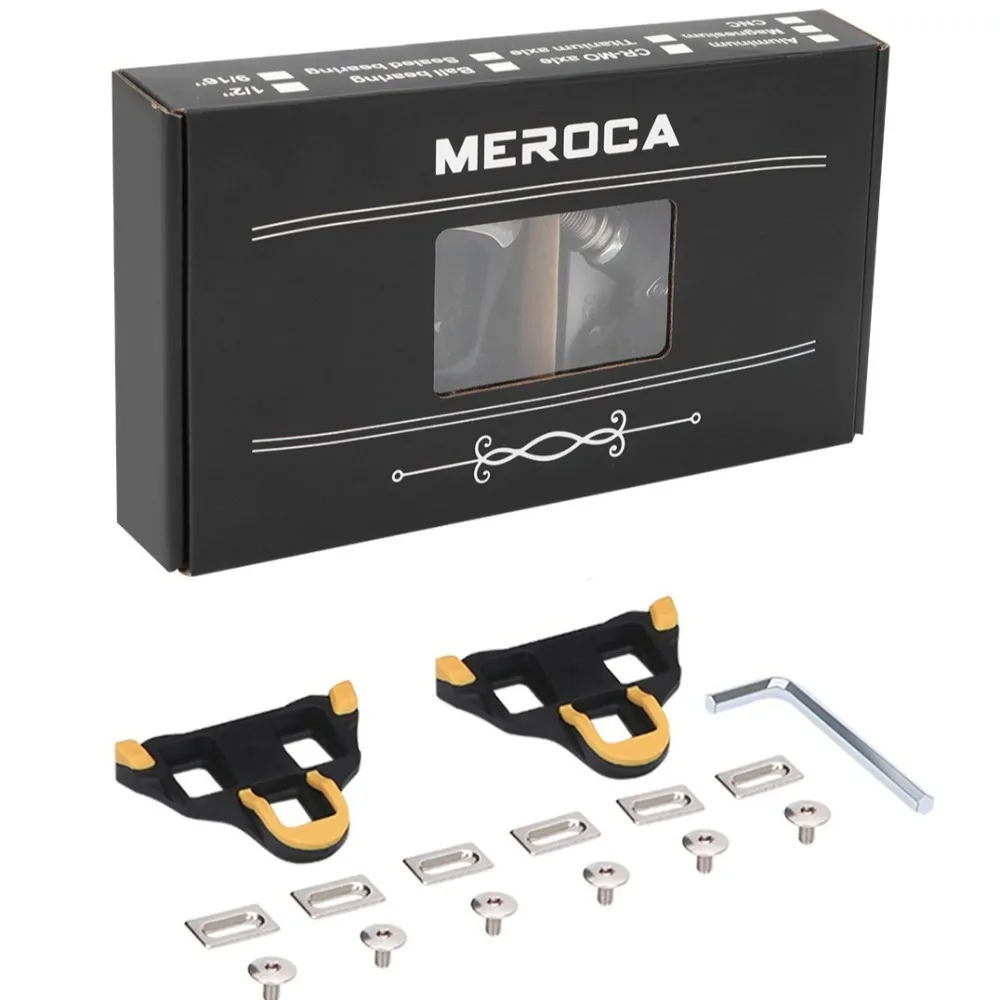 MEROCA R26 Pedales bicicleta carretera SPD-SL con bloqueo para calas - imagen 2