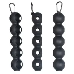 Bolsa de pelotas de golf con soporte de silicona y gancho