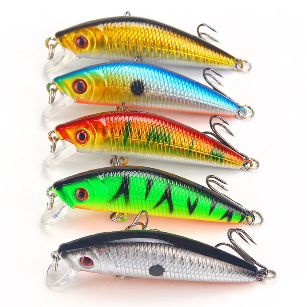 Wobblers Señuelo Hundimiento Lento Lubina Lucio – Crankbait - imagen 5