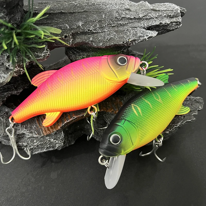 Señuelo flotante tipo minnow 75 mm