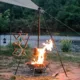 Trípode de aluminio para fogata y olla colgante, camping - imagen 4