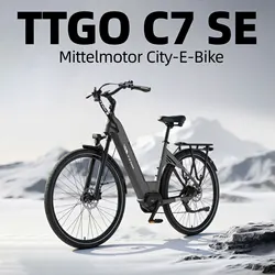 TTGO Bafang Bici Eléctrica Transmisión Frenos Hidráulicos Suspensión