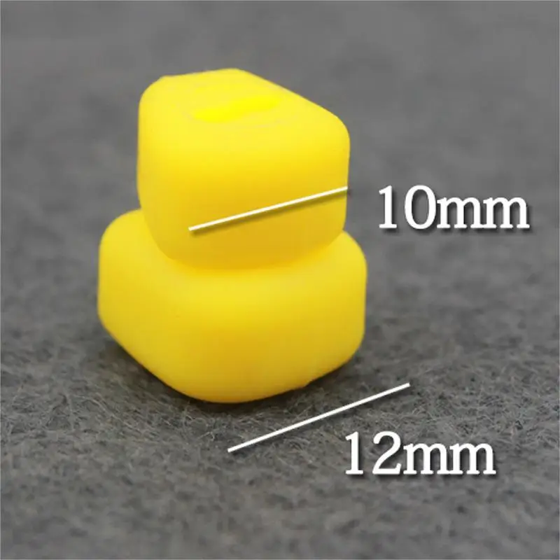 Perlas flotantes doble cono fluorescentes para carpas amarillas - imagen 3