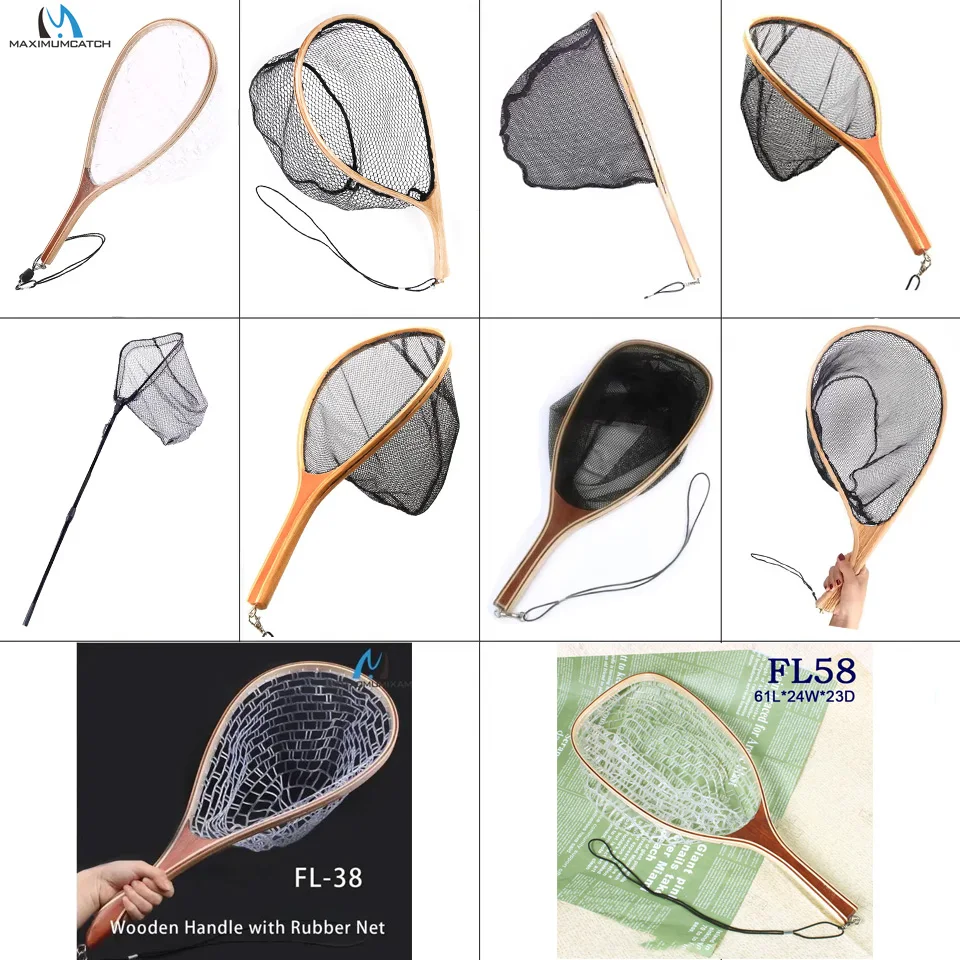 Maximumcatch Red de pesca telescópica plegable para trucha y carpa - imagen 5