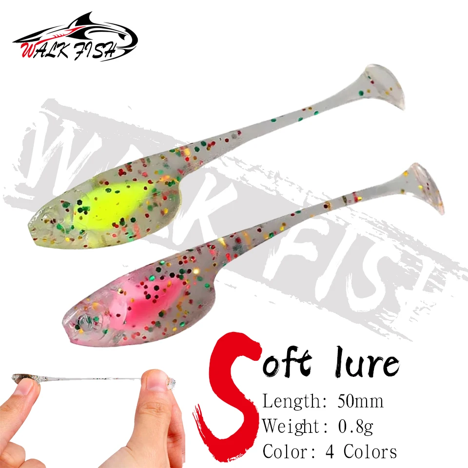 Señuelos de pesca blandos WALK FISH TPE – 5cm para trucha