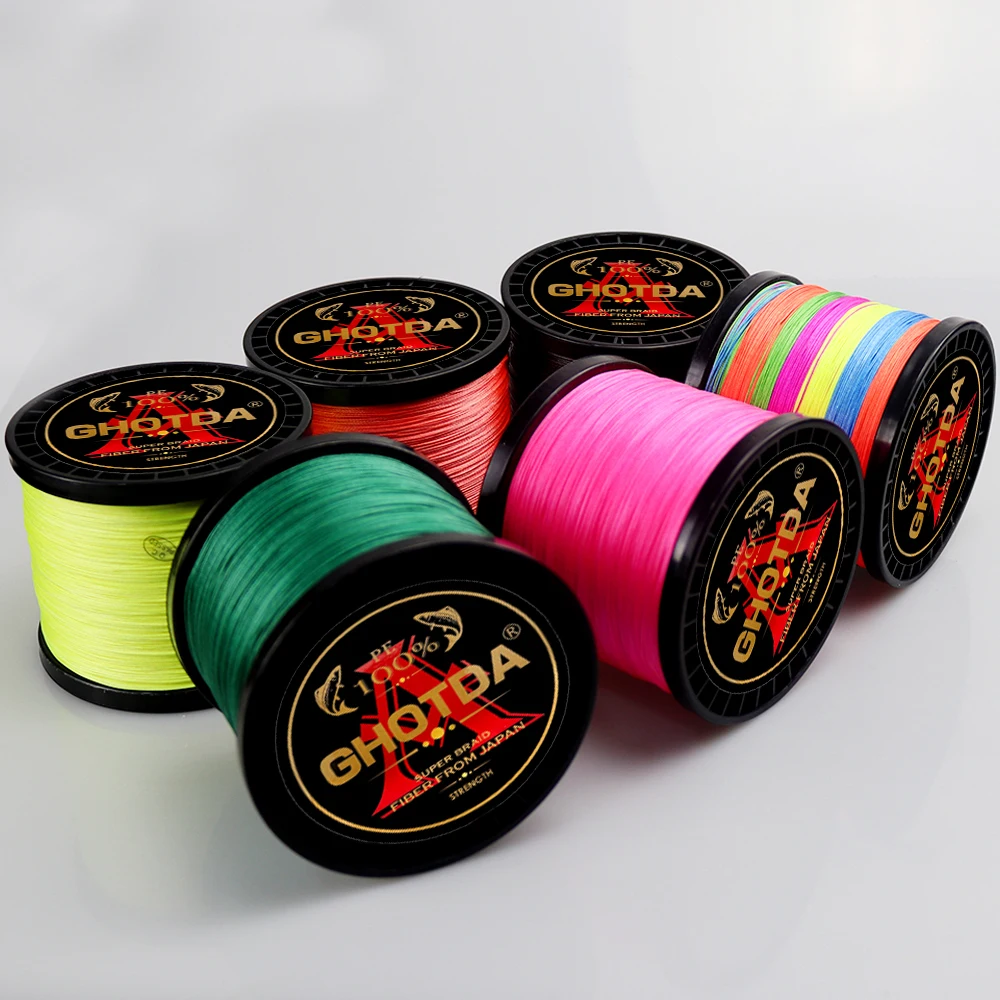 GHOTDA Línea de Pesca Trenzada PE 8/4 Hebras – Resistente para Carpa - imagen 4