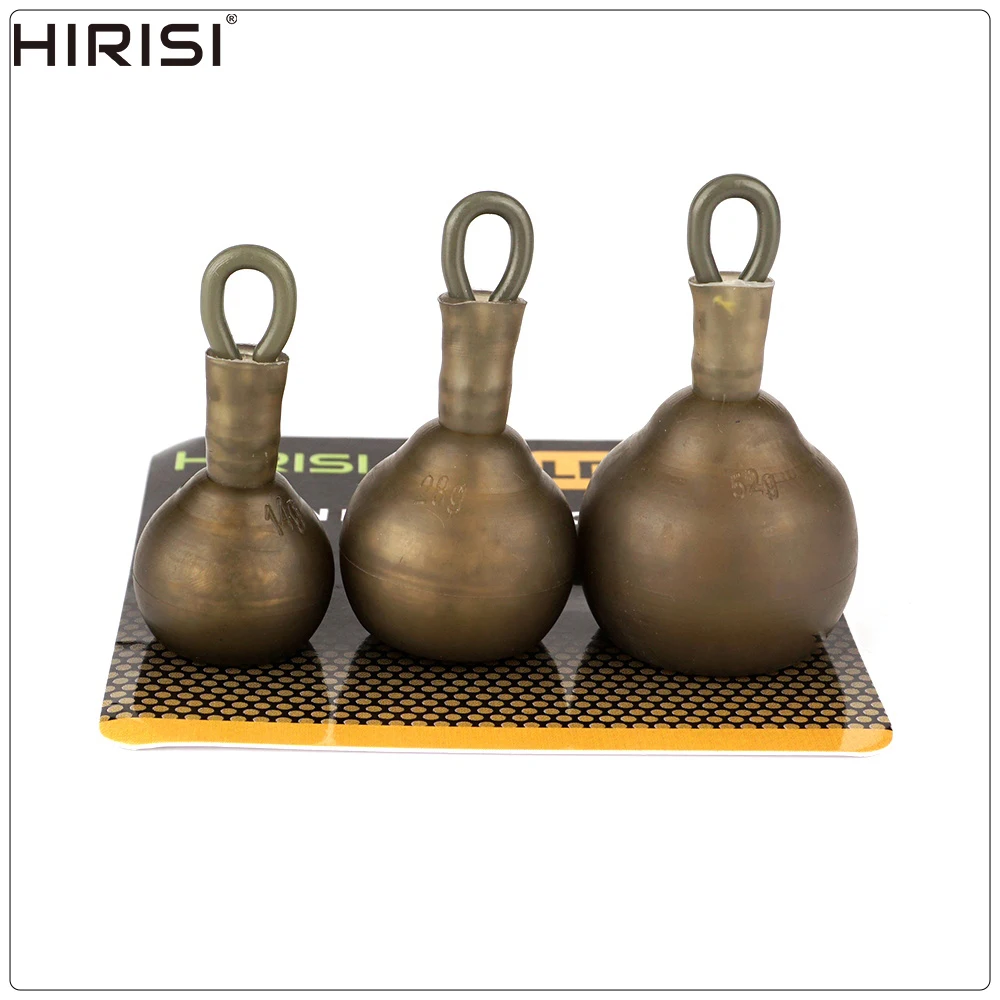 Clips de retención de plomo Hirisi para pesca de carpa