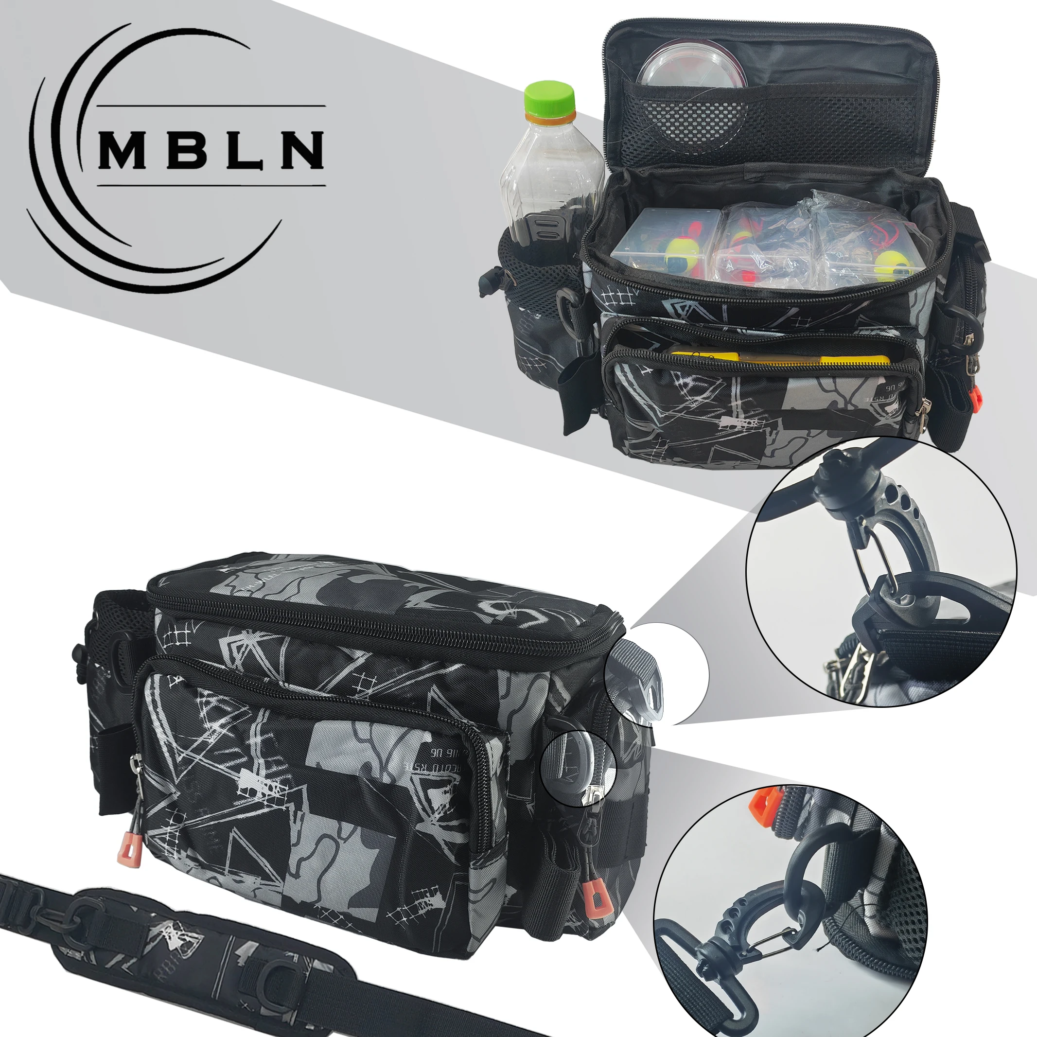 MBLN Bolsa de pesca para señuelos impermeable y ligera - imagen 2
