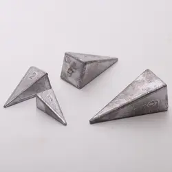 Plomos cónicos de plomo triangulares para pesca de carpa