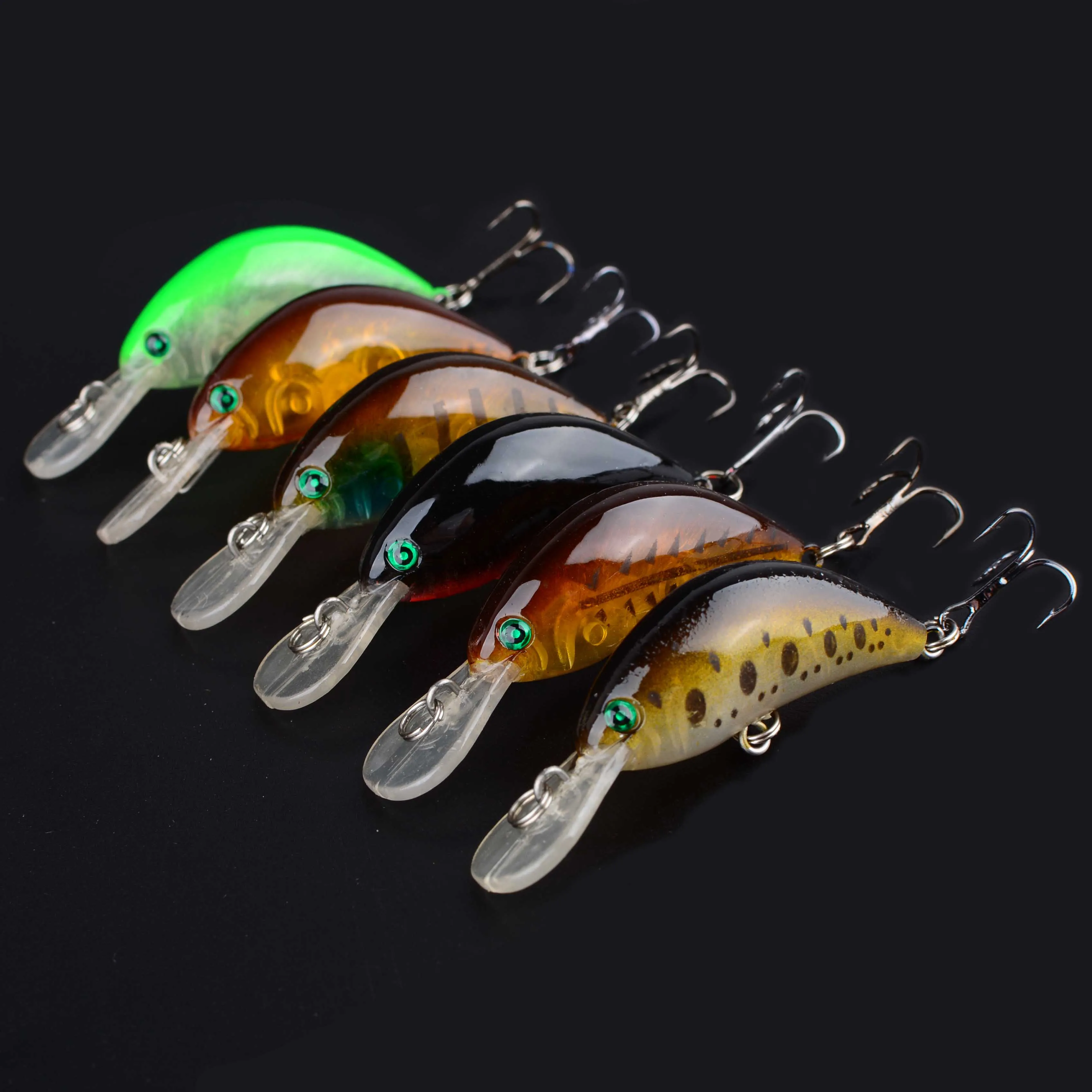 Crankbait minnow hundimiento lento para lubina y lucio - imagen 5