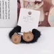 Coletero de peluche con oso adorable té con leche, invierno - imagen 4