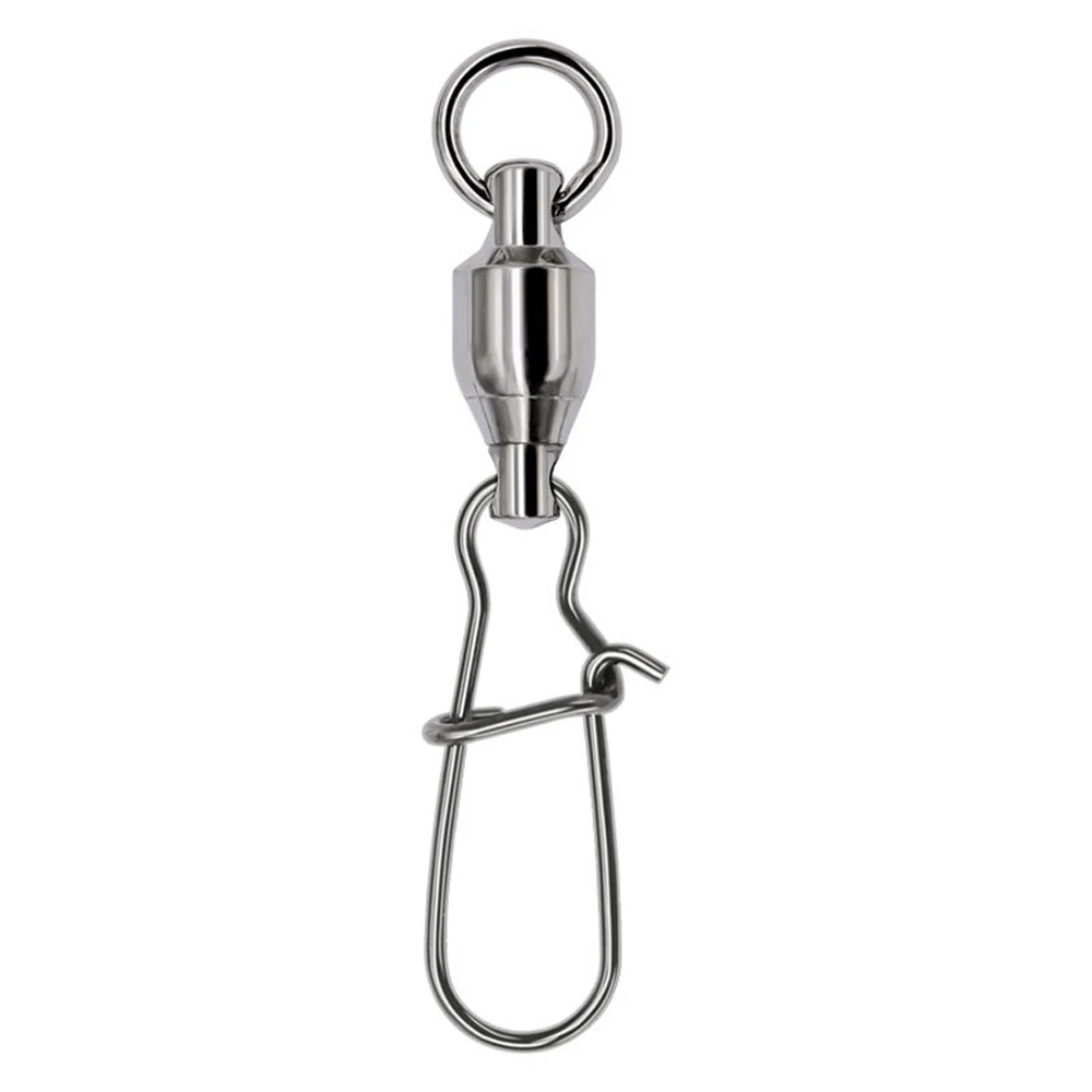 Mosquetones Giratorios Acero Inox – Conectores Pesca con Bloqueo - imagen 4