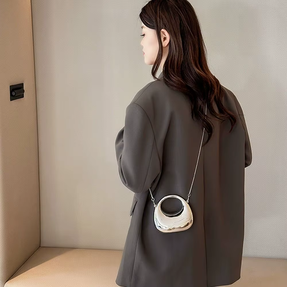 Bolso pequeño de hombro de acrílico para mujer