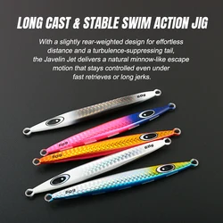 JIGGING PRO Javelin Jet señuelos jig UV luminosos para pesca lenta