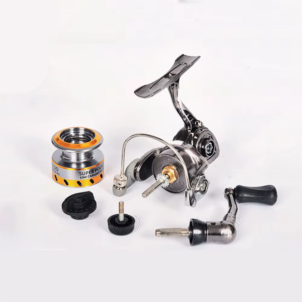 Carrete spinning ultraligero 12+1 rodamientos – Agarres EVA alta velocidad - imagen 3