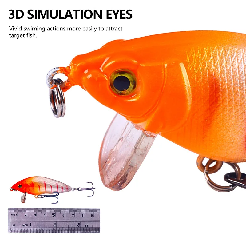 Señuelo Minnow Crankbait para lubina, lucioperca y carpa - imagen 4