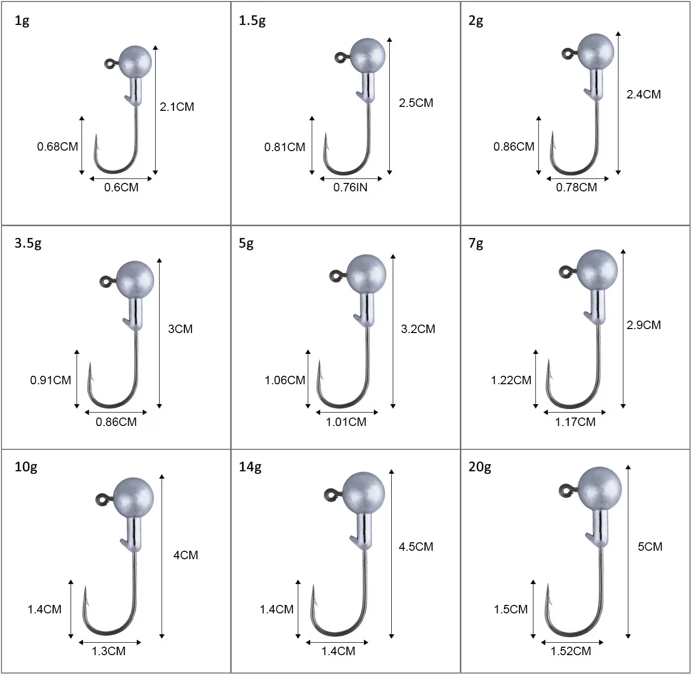 Goture Jig Head – Cabeza de anzuelo para vinilo