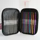 Kit de ganchillo y tejido portátil en estuche, para costura DIY - imagen 3