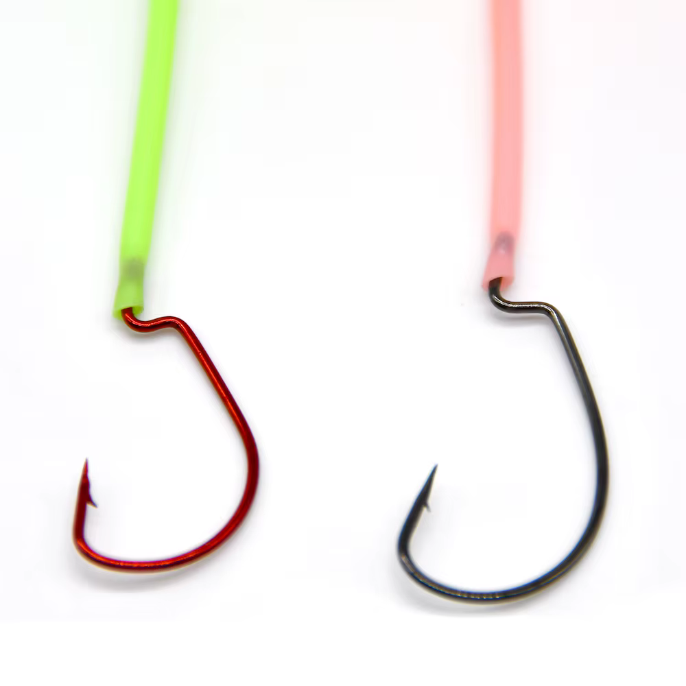 MNFT Tubo luminoso de silicona para pesca y vinilos - Verde/Rosa - imagen 2