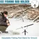 Soporte ajustable para cañas de pesca en hielo plegable de aluminio - imagen 2