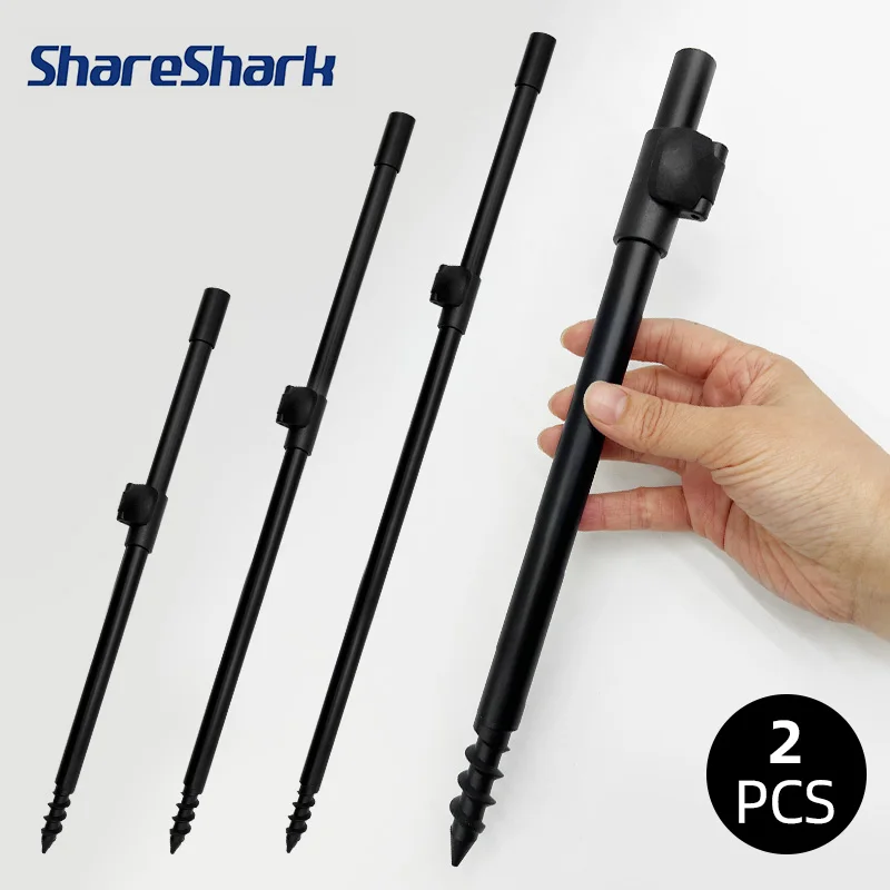 Soporte para caña carpa ShareShark telescópico por secciones