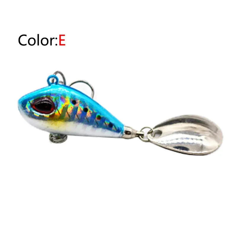 Señuelo spinner de metal VIB - cuchara giratoria para pesca