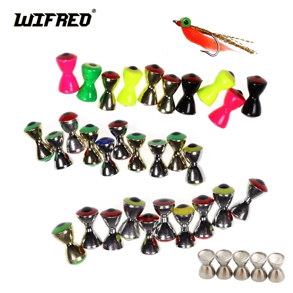 WIFREO Ojos de Mosca 3D Latón – Kit Atado Moscas