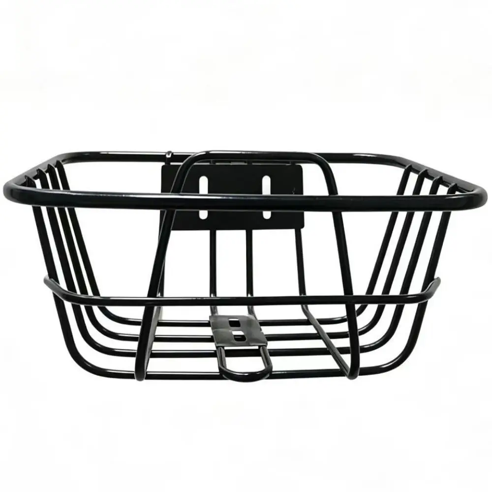 Cesta trasera ajustable de metal duradera para bicicleta de montaña - imagen 4