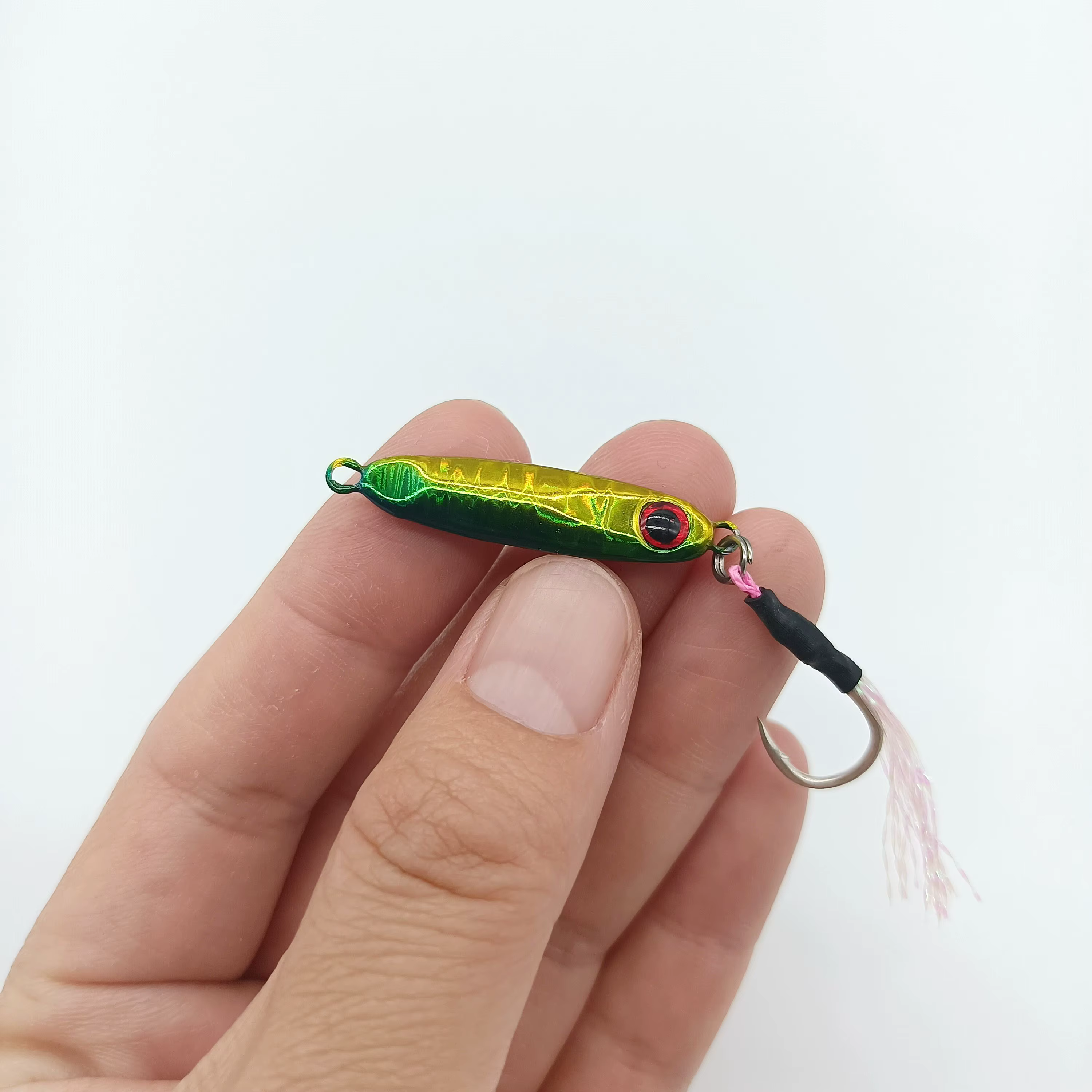 Micro Jig Head con cuchara 5.5g – Anzuelo individual para vinilo