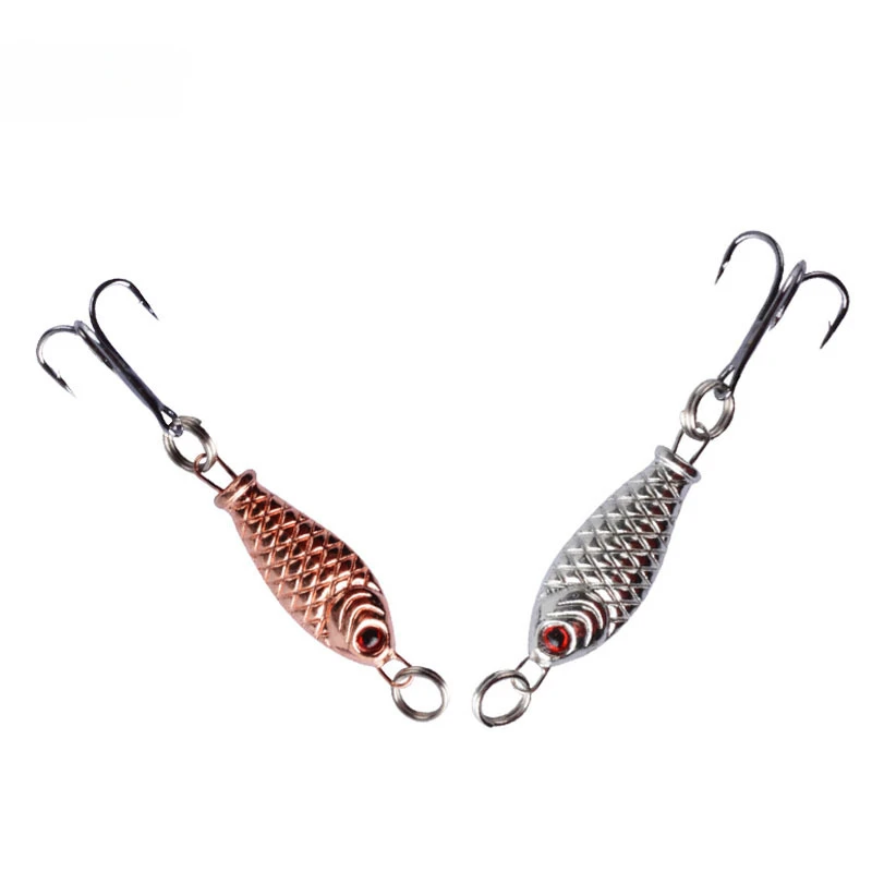 Cebo duro de plomo con diseño de escamas para pesca - imagen 2