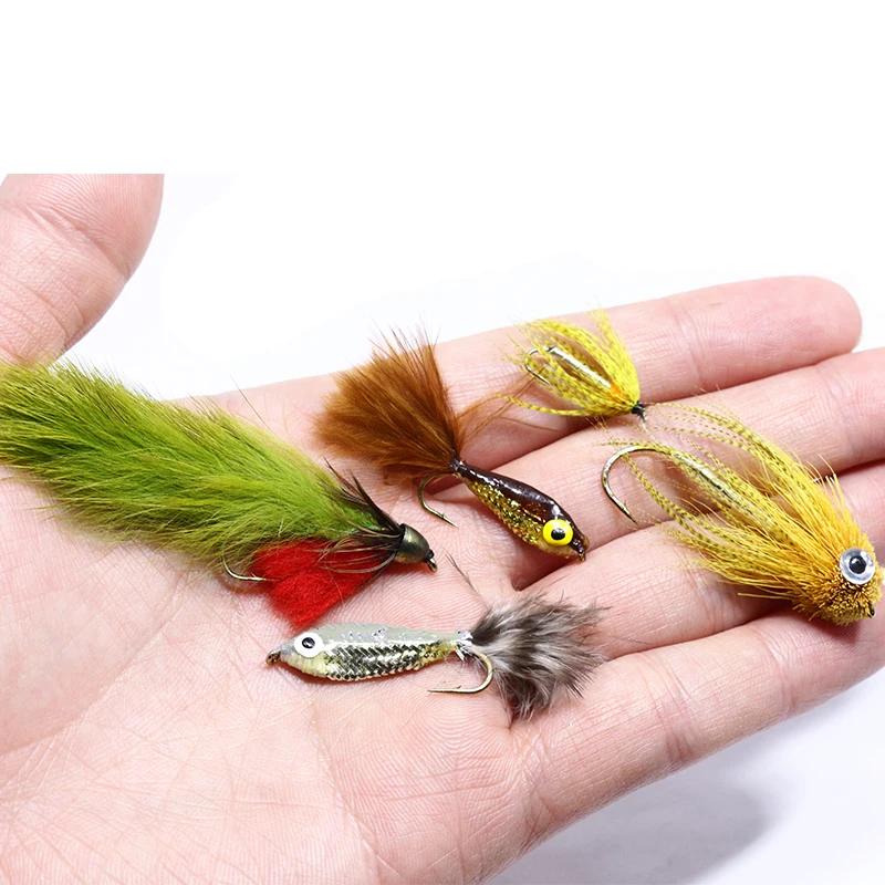 Señuelos de pesca con mosca Persuader imitación sanguijuela y pez - imagen 3