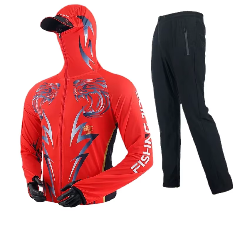 Traje de pesca hombre protección solar – Transpirable secado rápido - imagen 2