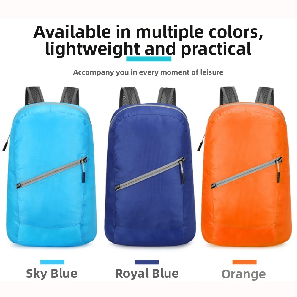 Mochila plegable ultraligera de pesca y montaña con soporte - imagen 5