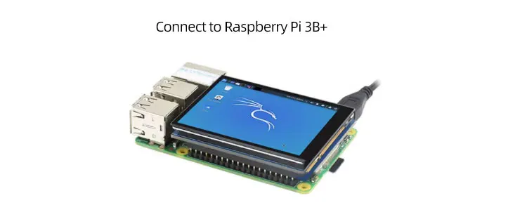 Pantalla capacitiva mostrando interfaz