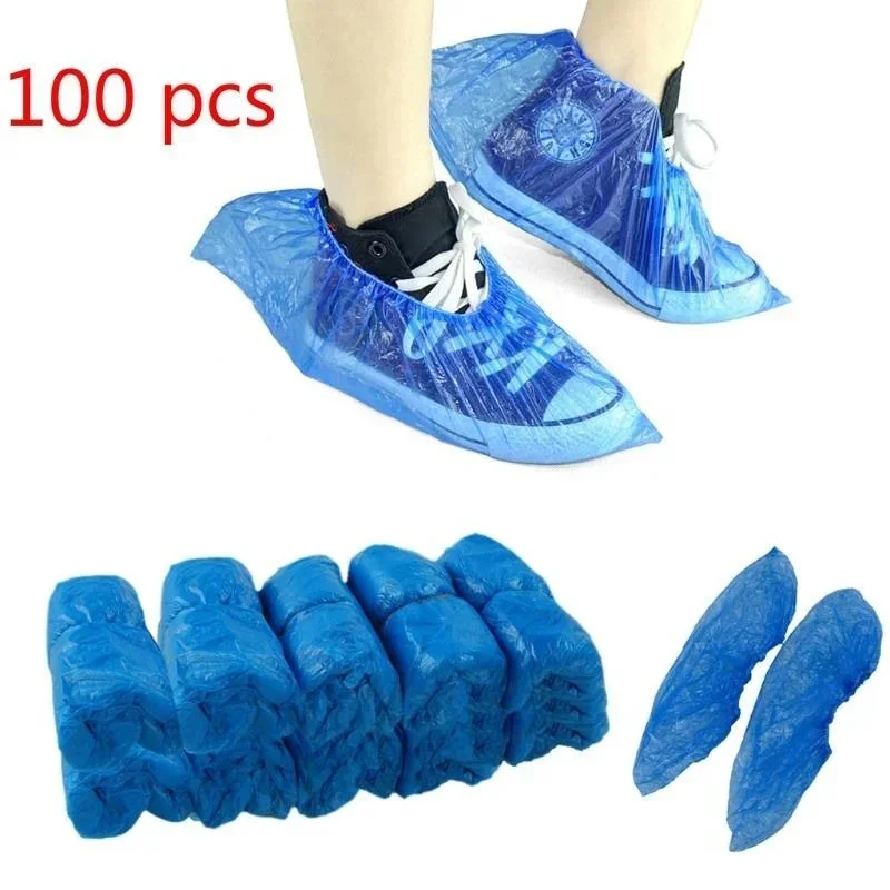 Cubrebotas desechables de plástico impermeables