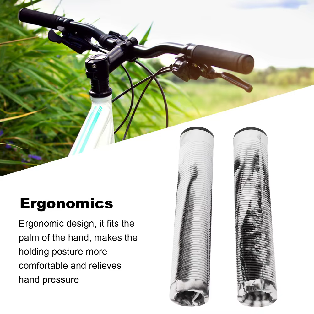 Empuñaduras antideslizantes para manillar de bicicleta 16 cm TPE de montar - imagen 4