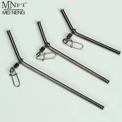 MNFT Conector antienredos tubo latón pequeño para pesca marina