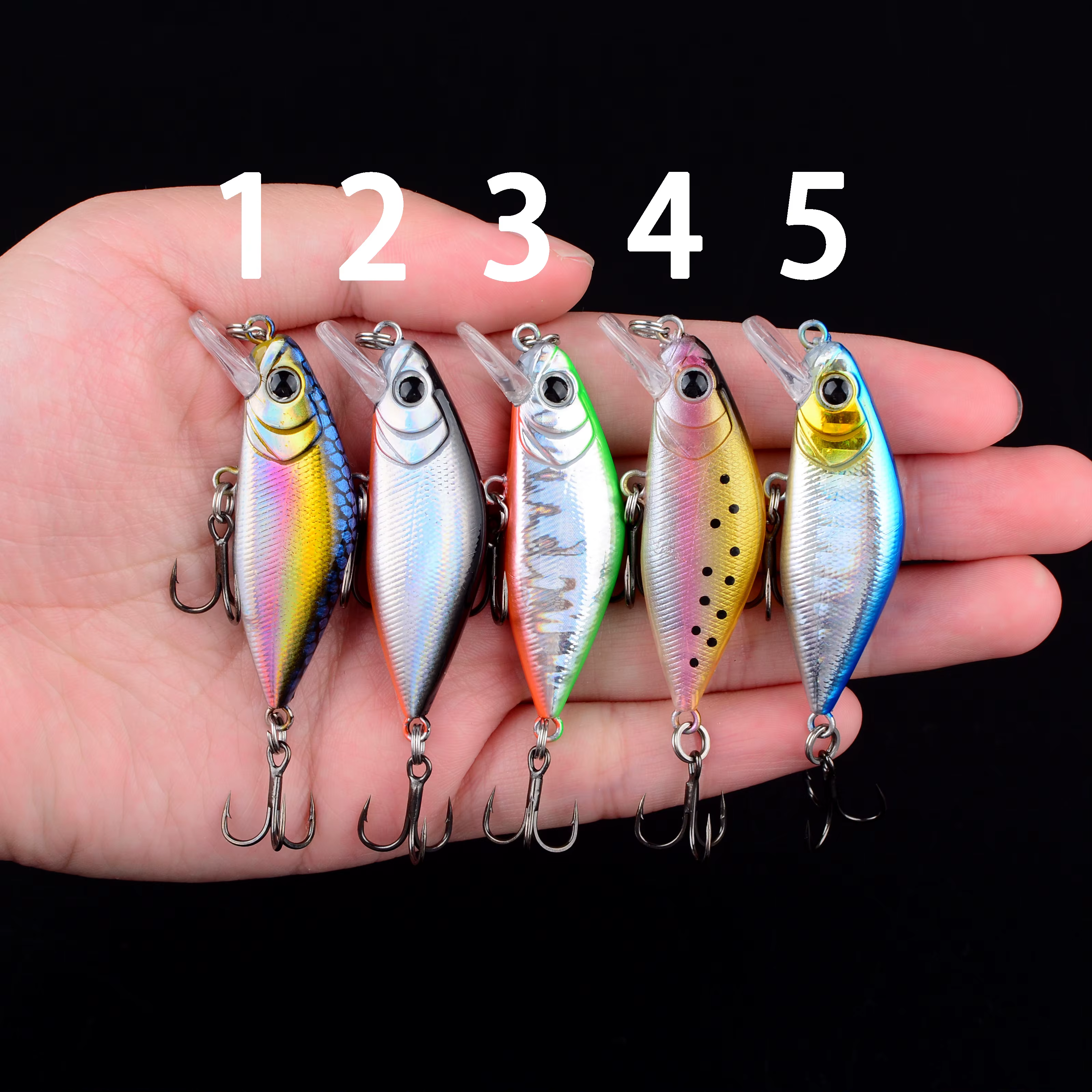 Señuelo Micro Minnow Jerkbait – Lanzamiento largo que se hunde - imagen 4