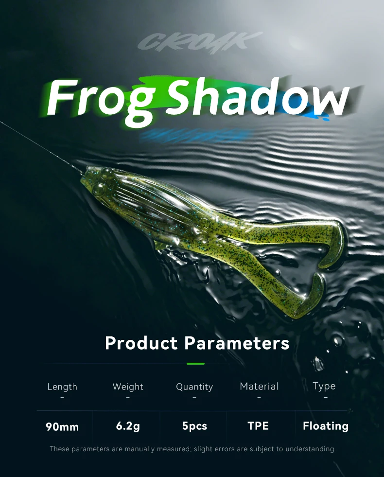 Detalle del señuelo frog Shadow