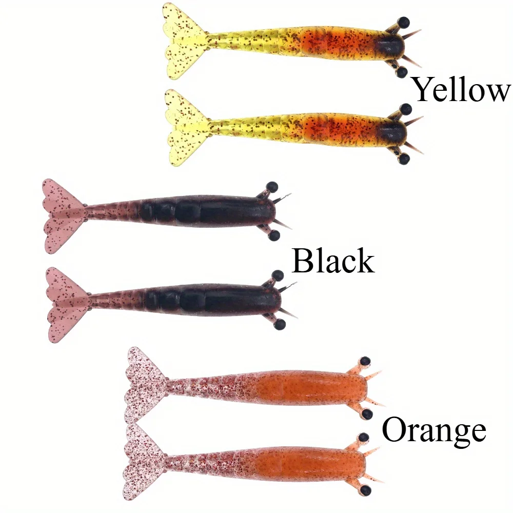 Cebo artificial de silicona Ackibbik para camarones – Señuelo - imagen 2
