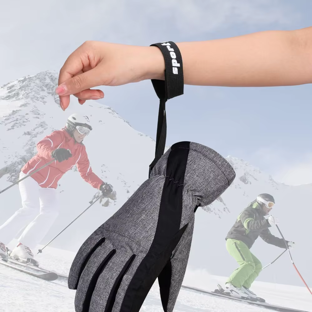 Correa ajustable de muñeca para guantes de esquí y snowboard - imagen 5