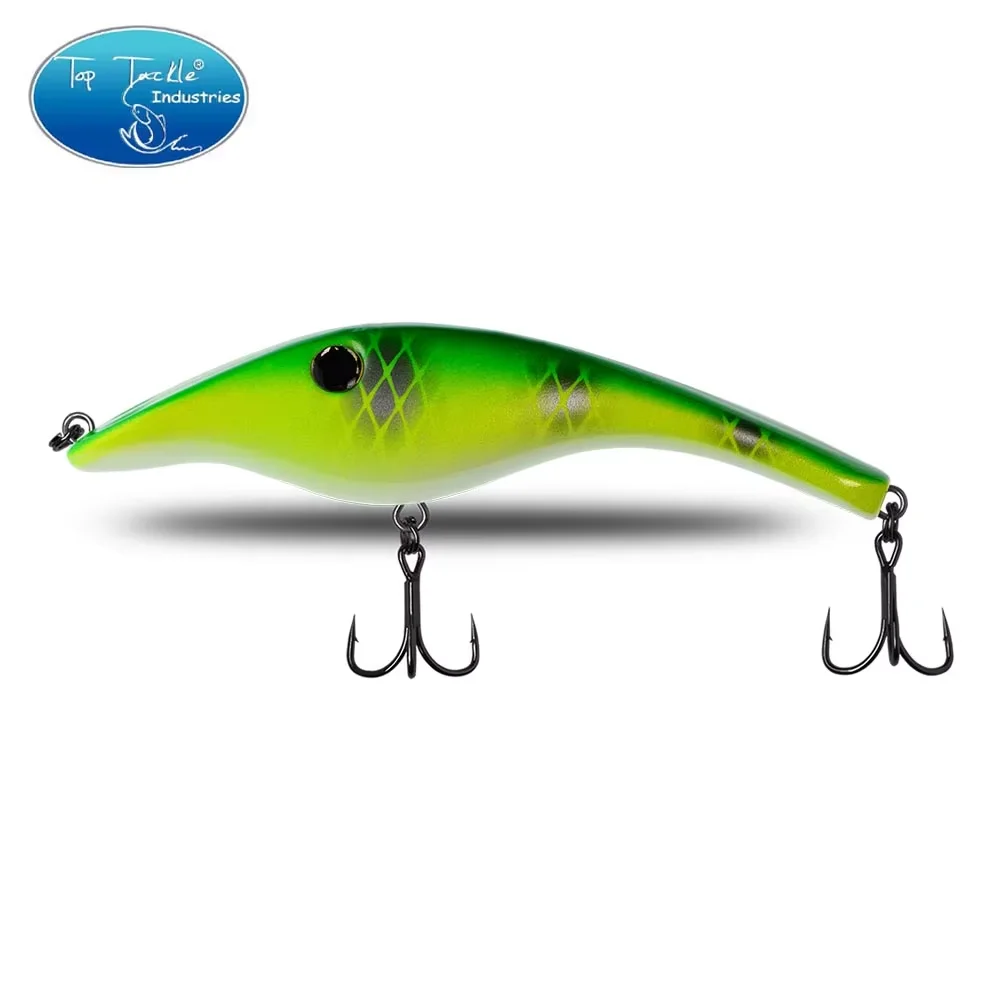Señuelo Minnow Jerkbait para lucio con hundimiento lento y ojos 3D - imagen 4