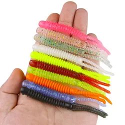 Señuelos minnow de silicona para lucioperca y lubina en agua salada