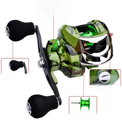 Carrete Baitcasting PRO BEROS Metal para señuelos, alto rendimiento