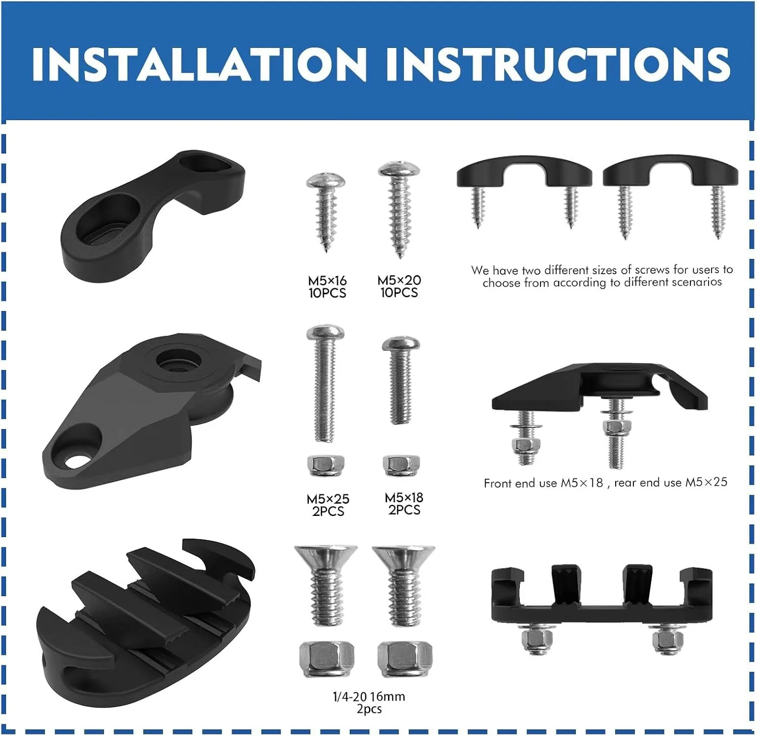 Sistema de polea para anclaje de kayak con kit de trolley - imagen 5