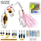 Free Fisher Spinnerbait Buzzbait con cuchara Willow para pesca - imagen 4