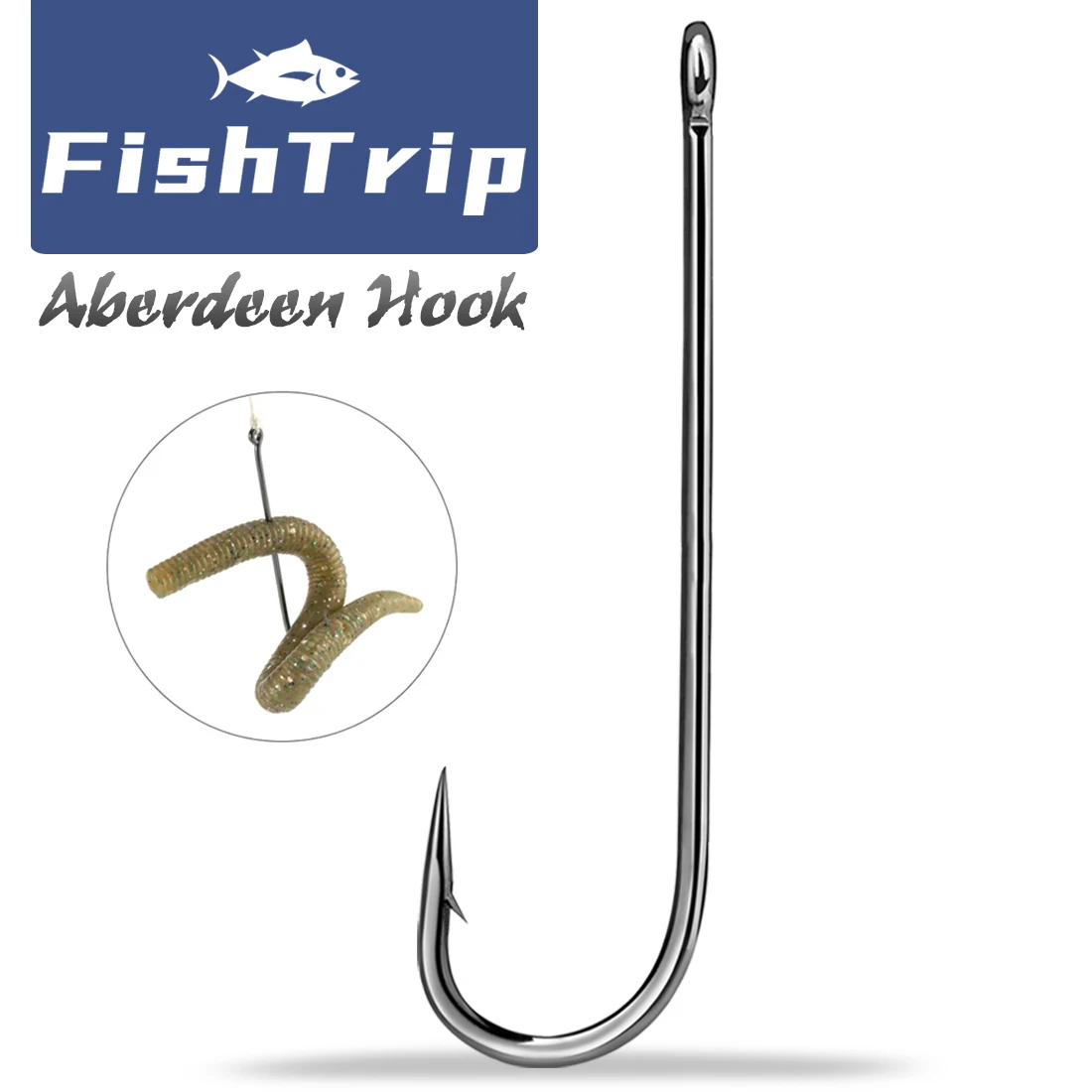 Anzuelos Aberdeen FishTrip – Caña larga con púas para mar y agua dulce - imagen 2