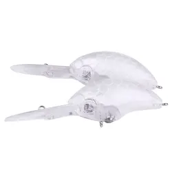 Deep Diver Crankbait 9cm Señuelo Flotante Lubina Lucio Blanco DIY